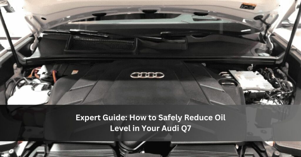 Expert Guide How to Safely Reduce Oil Level in Your Audi Q7