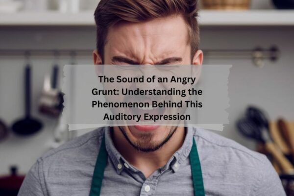 The Sound of an Angry Grunt Understanding the Phenomenon Behind This Auditory Expression