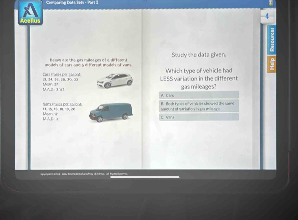 Comparing Gas Mileage Across Different Modes;